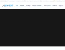 Tablet Screenshot of fixmyfoot.co.uk